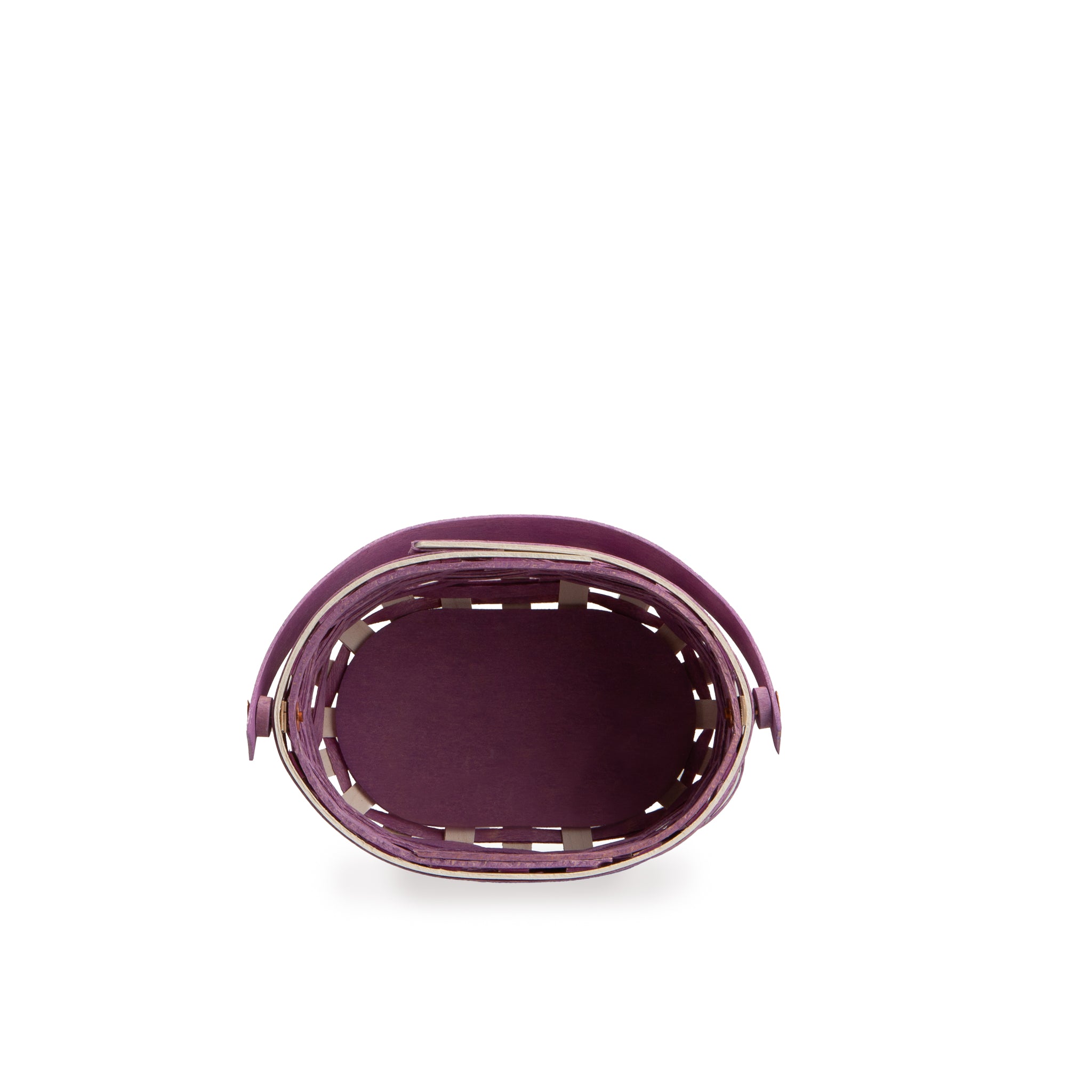 Easter Miniature Oval Basket with Protector - Lavender - Image 6