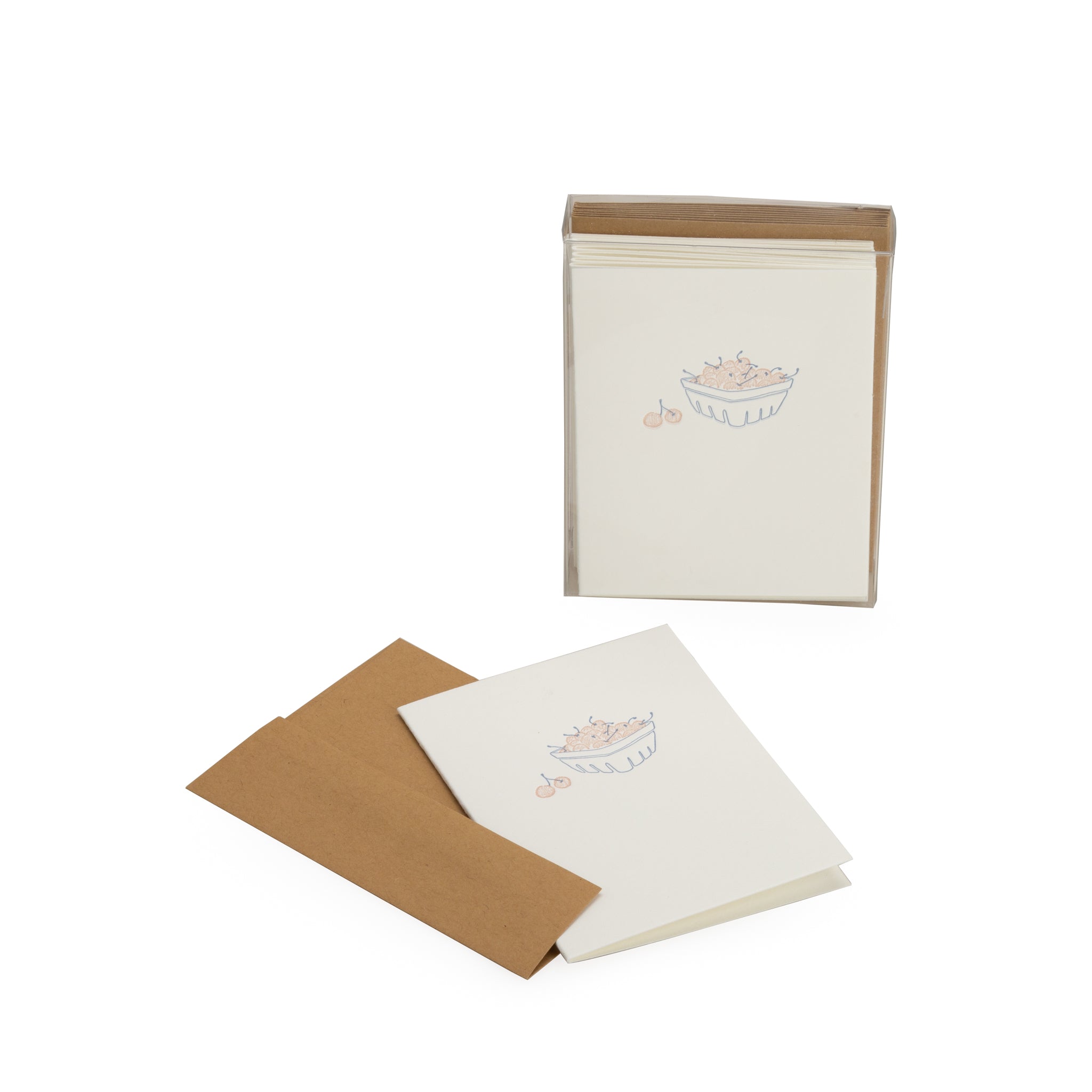 Blank Note Card Set - Berry Bunch