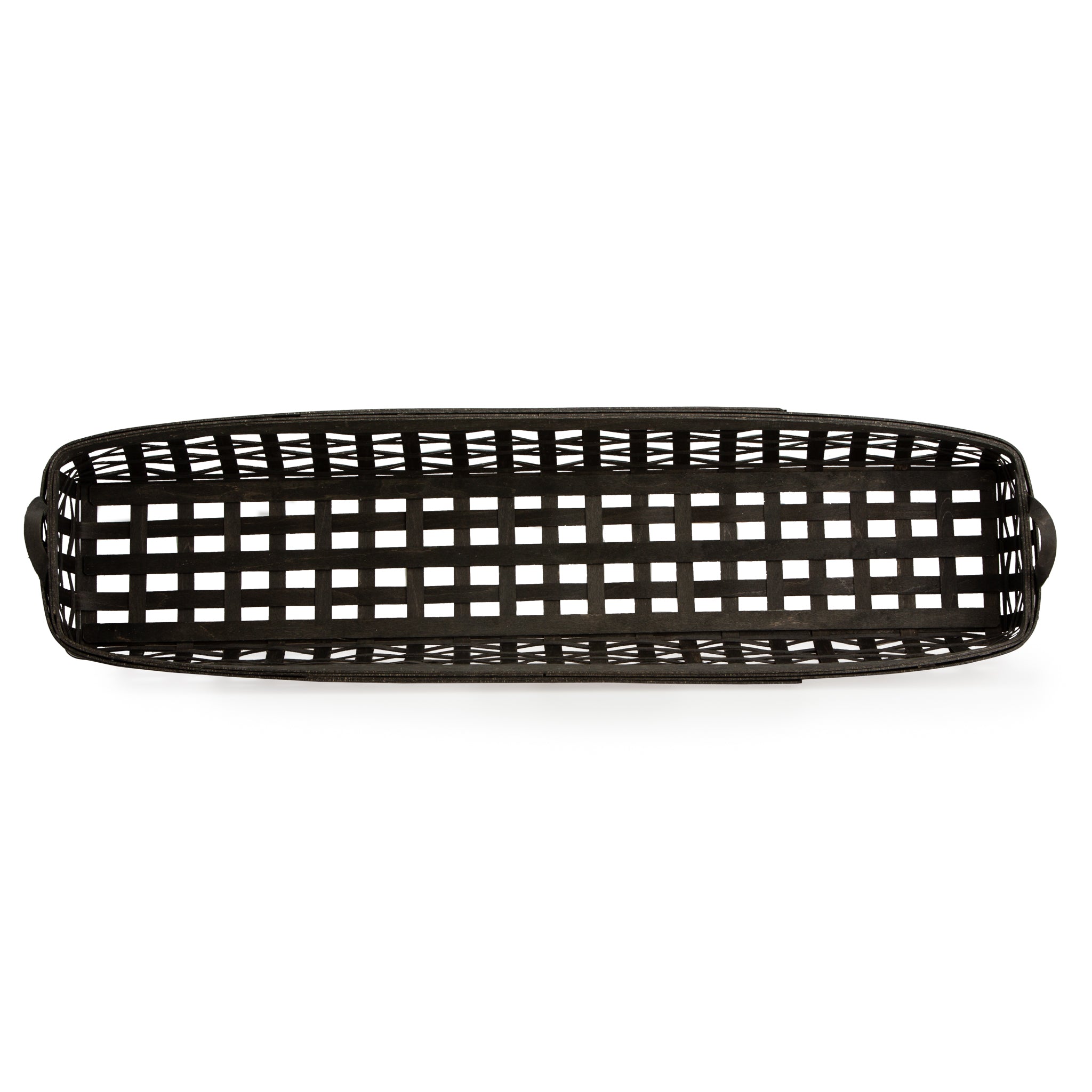 1896 Long Centerpiece Basket - Black - Image 2
