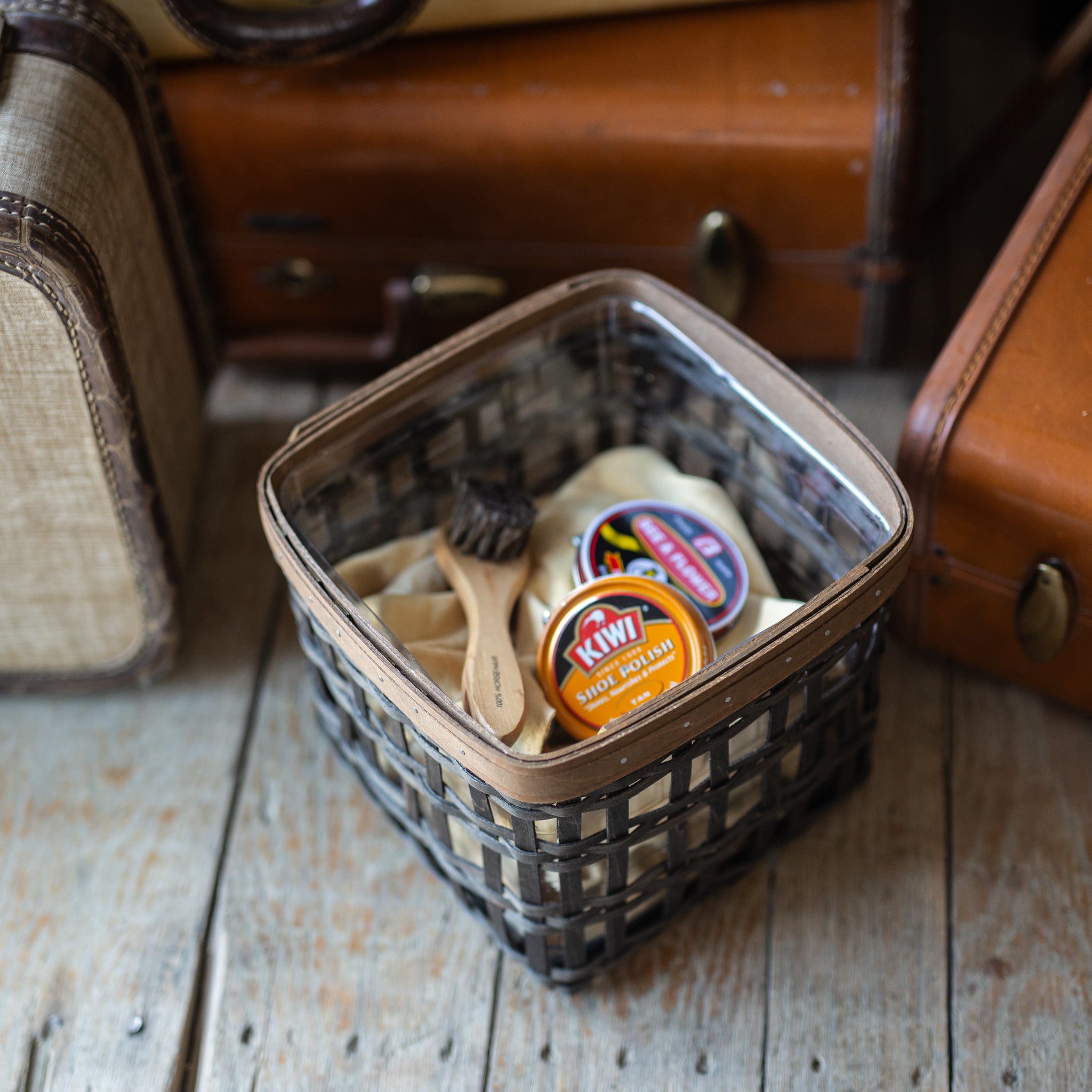 Railway Hopper Basket with Protector - Vintage - Image 6