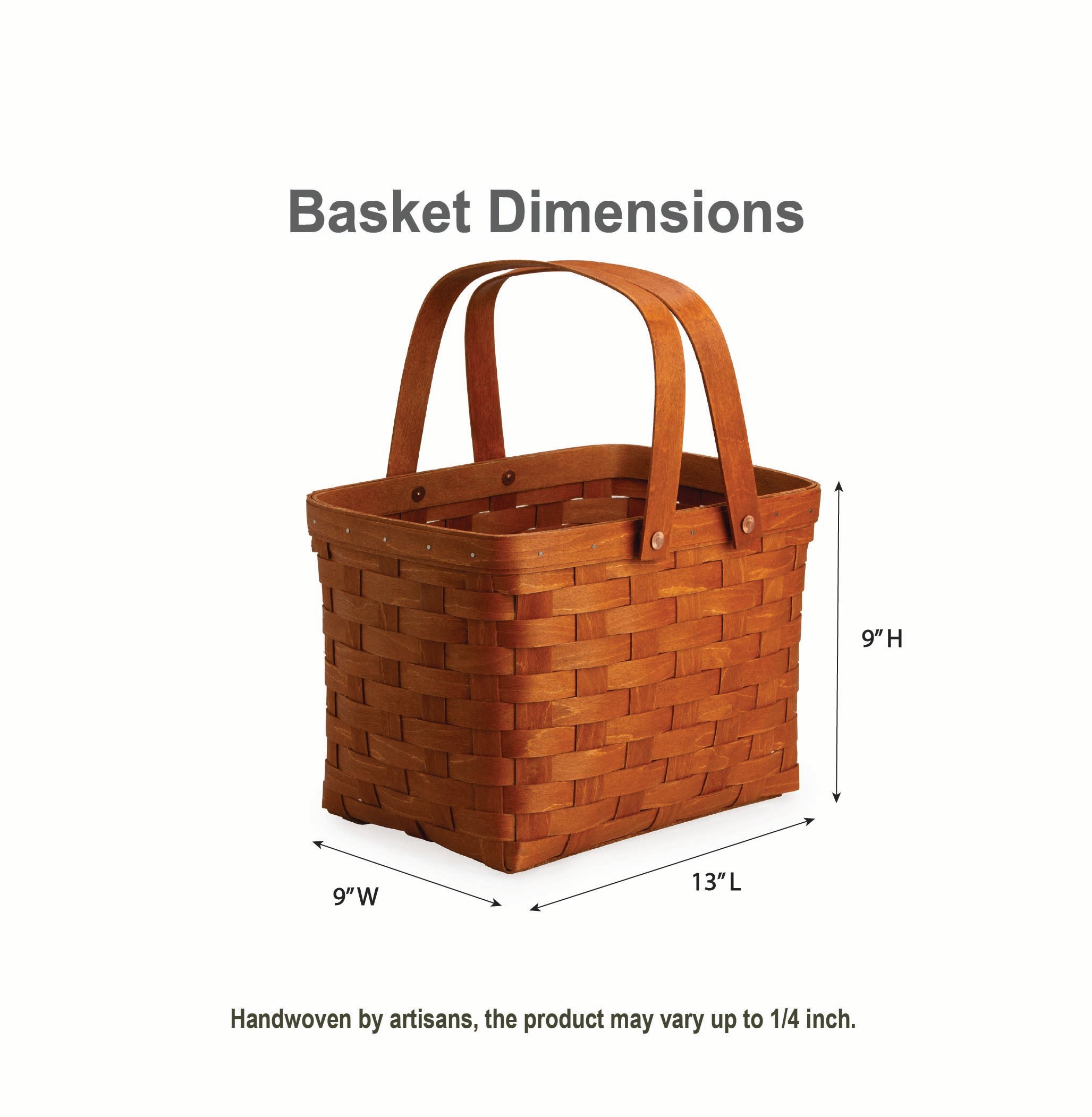 Mackinac Homestead Basket with Protector - Warm Cinnamon - Image 2