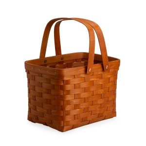 Mackinac Homestead Picnic Basket with Protectors - Warm Cinnamon