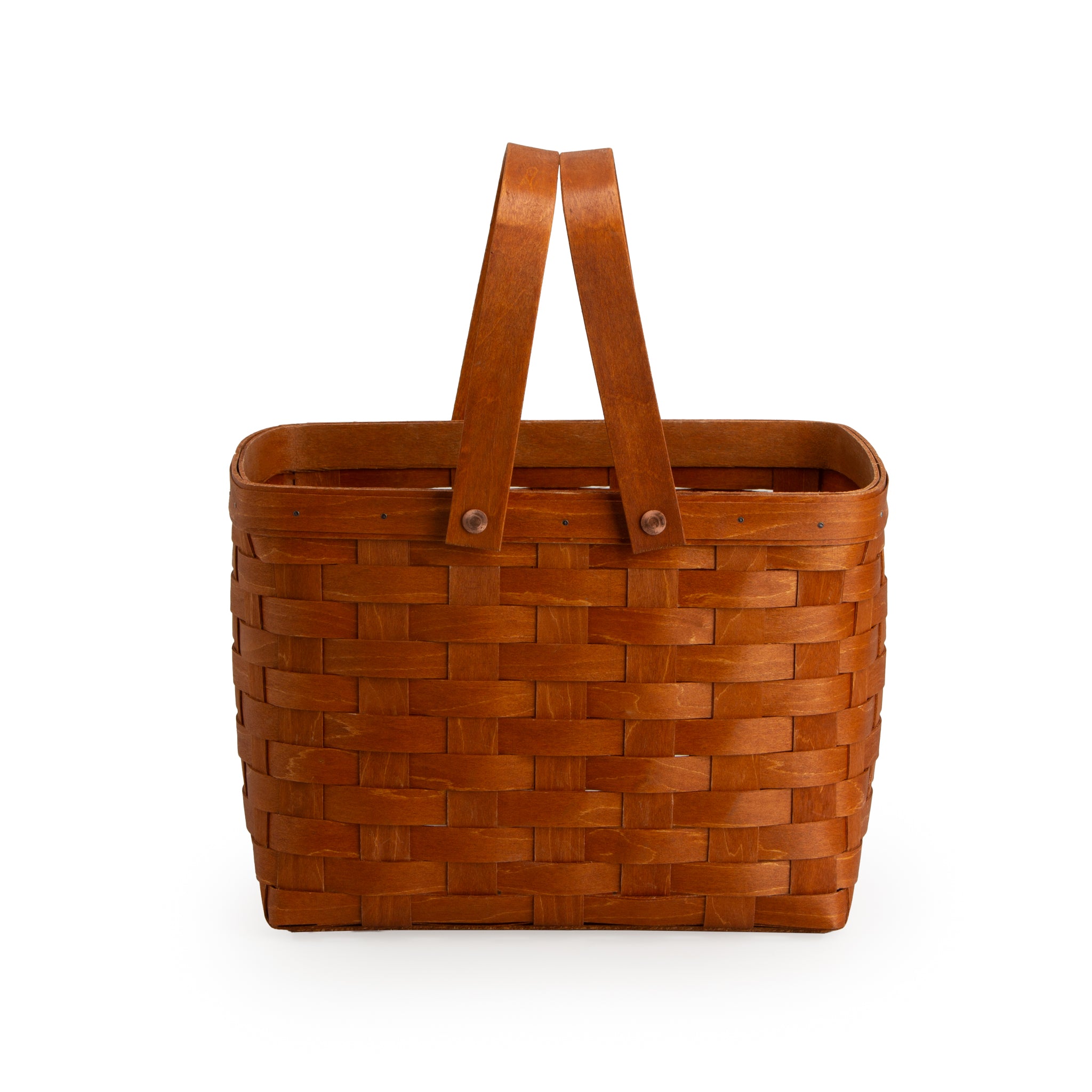Mackinac Homestead Basket with Protector - Warm Cinnamon
