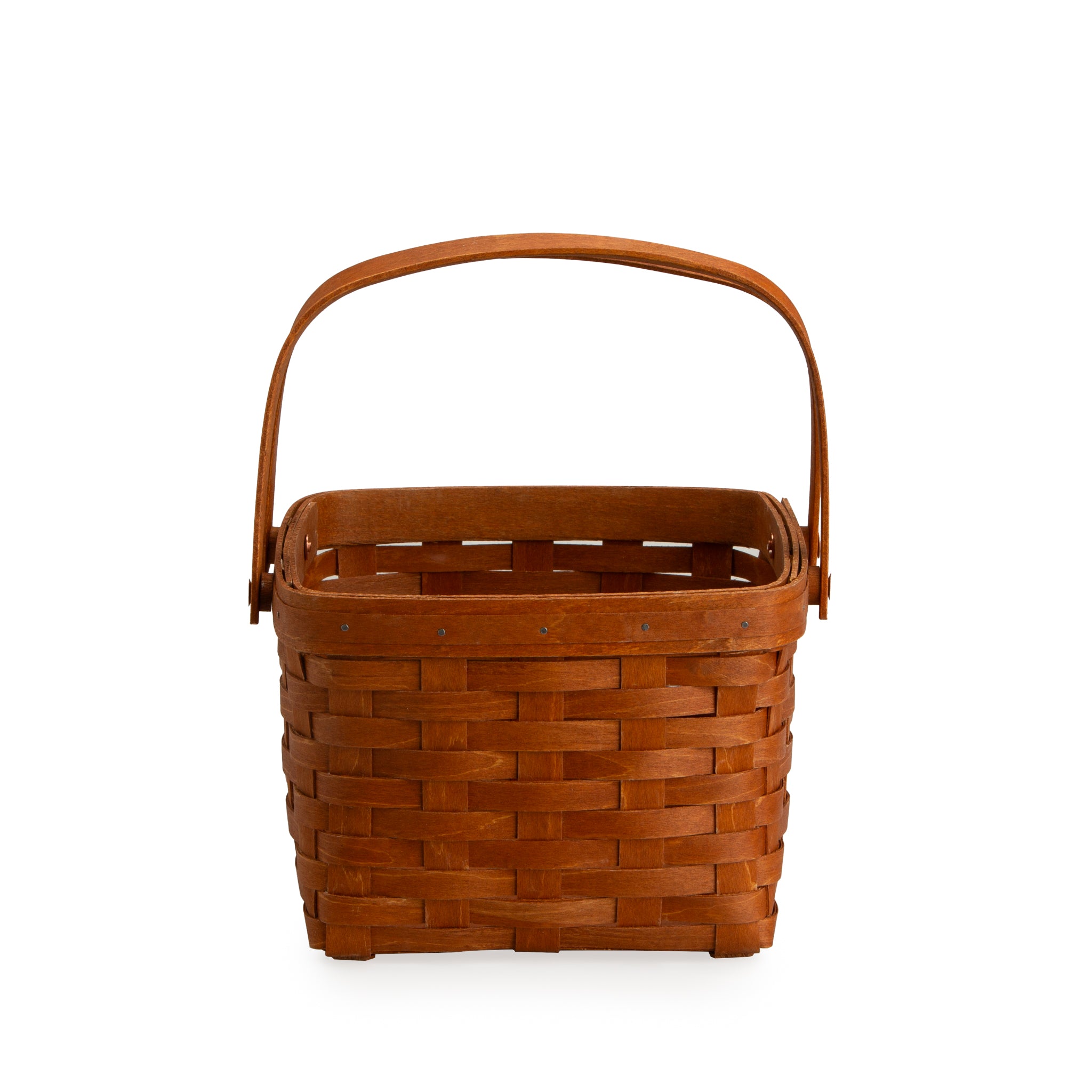 Mackinac Provision Basket with Protector - Warm Cinnamon