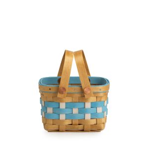 Oktoberfest Homestead Miniature Basket - Bavarian Check
