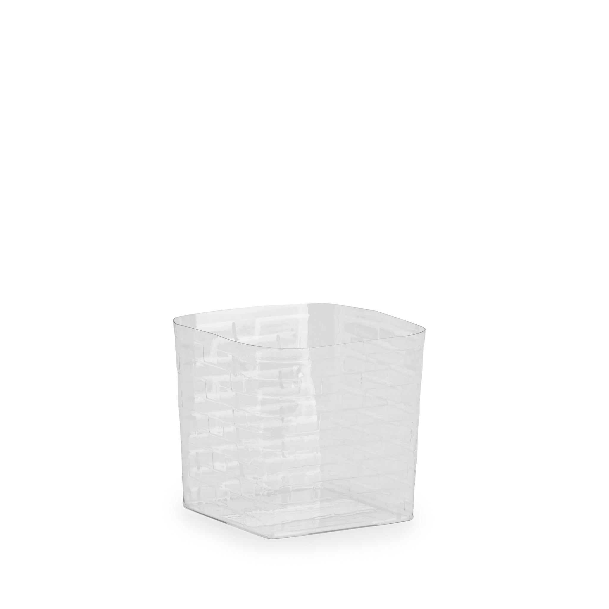 1973 Tall Tissue Basket Set with Lid and Protector - Pewter - Image 4