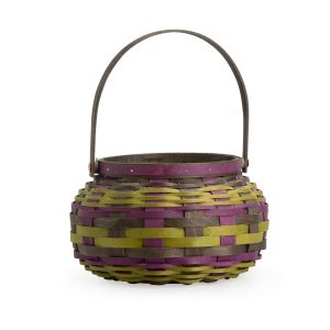 Pumpkin Basket Set with Protector - Black. Green and Purple