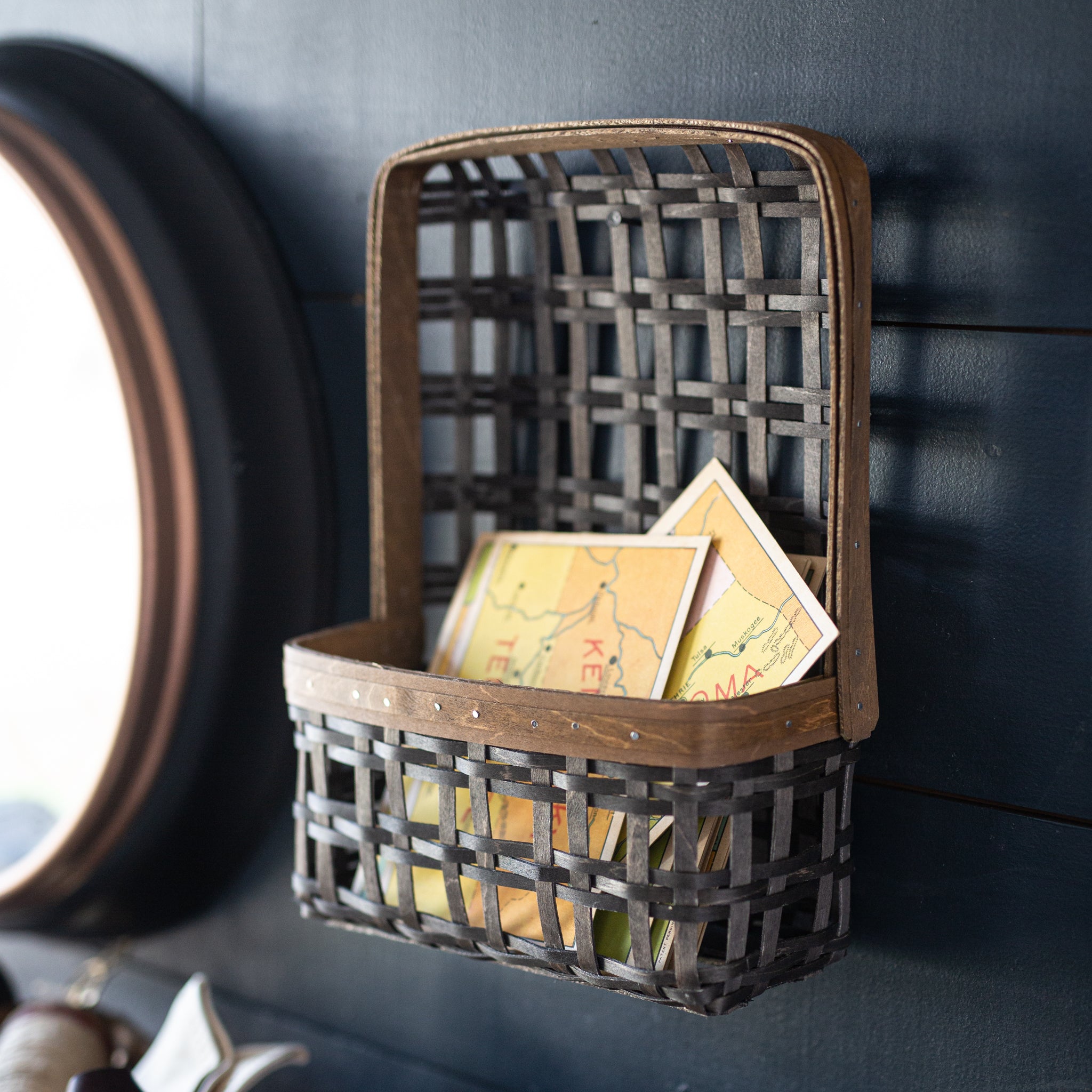 Railway Junction Wall Hanging Basket with Protector - Vintage - Image 4