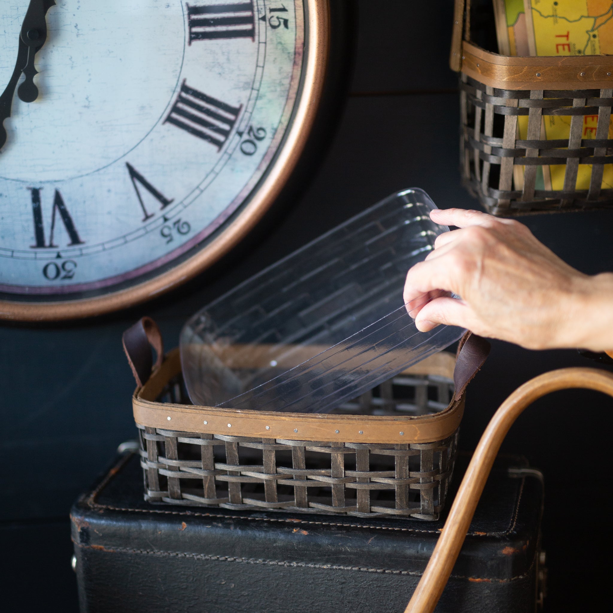 Railway Pullman Basket with Protector - Vintage - Image 10