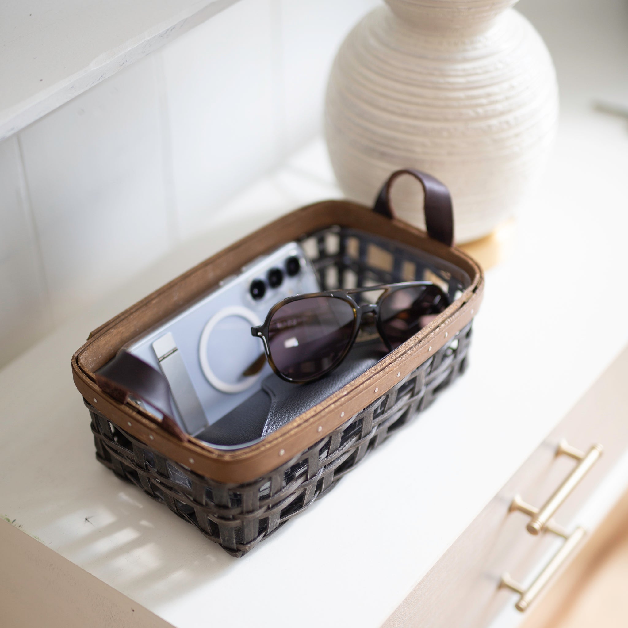 Railway Pullman Basket with Protector - Vintage - Image 3