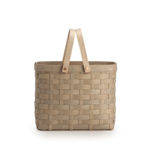 Wine Caddy Basket with Protector - Pale Grey