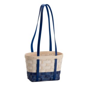 Medium Boardwalk Basket - Blue and White