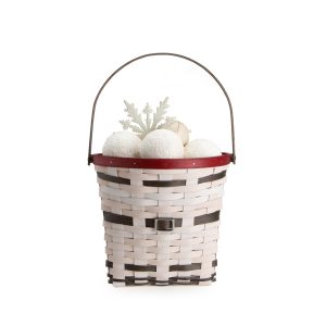 Snowman Belly Hanging Basket