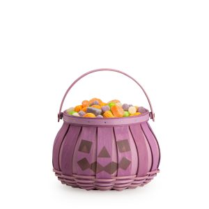 Norman Rockwell Series 5 - Pumpkin Basket Set - Purple