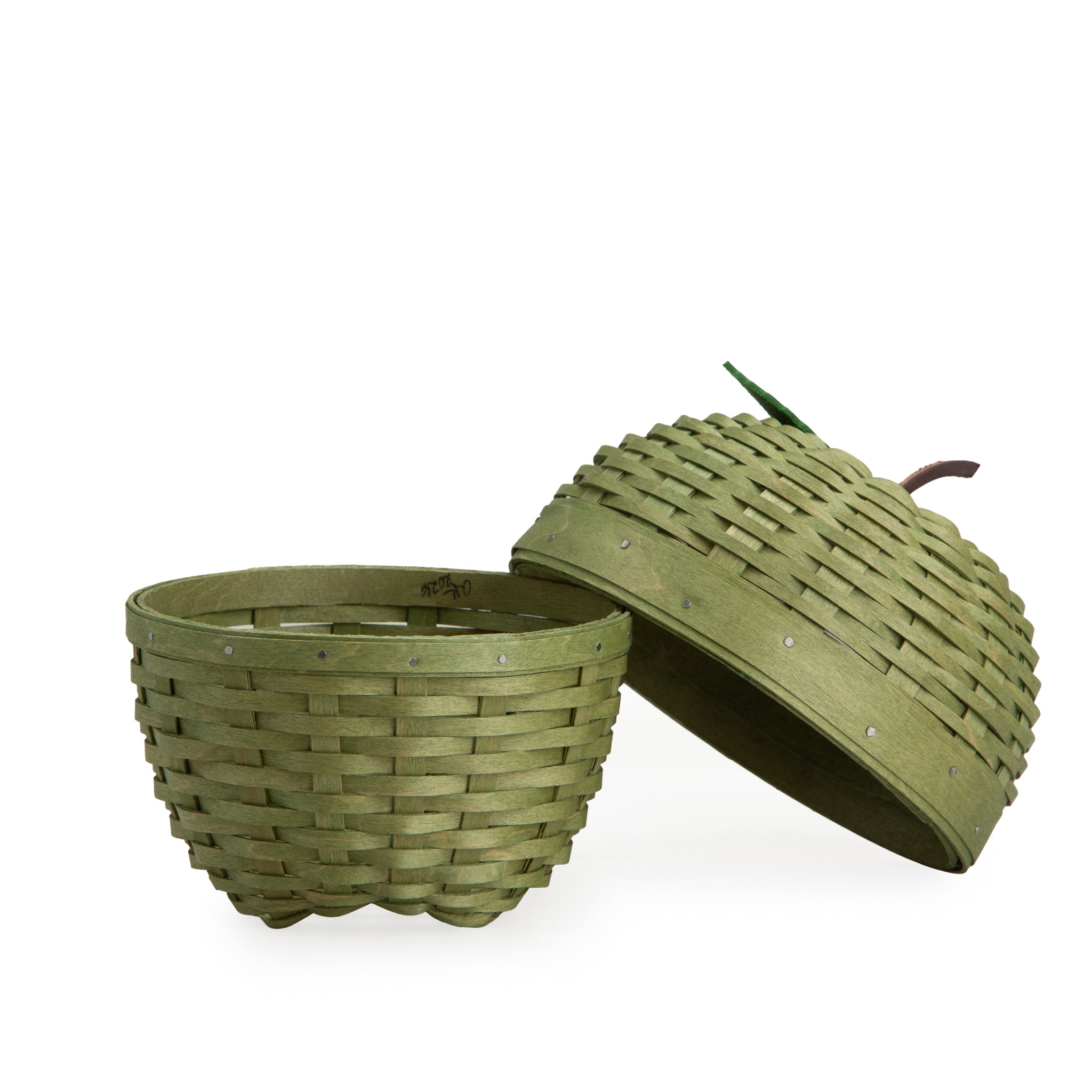 Apple Picking Small Apple with Woven Lid and Protector - Green - Image 14