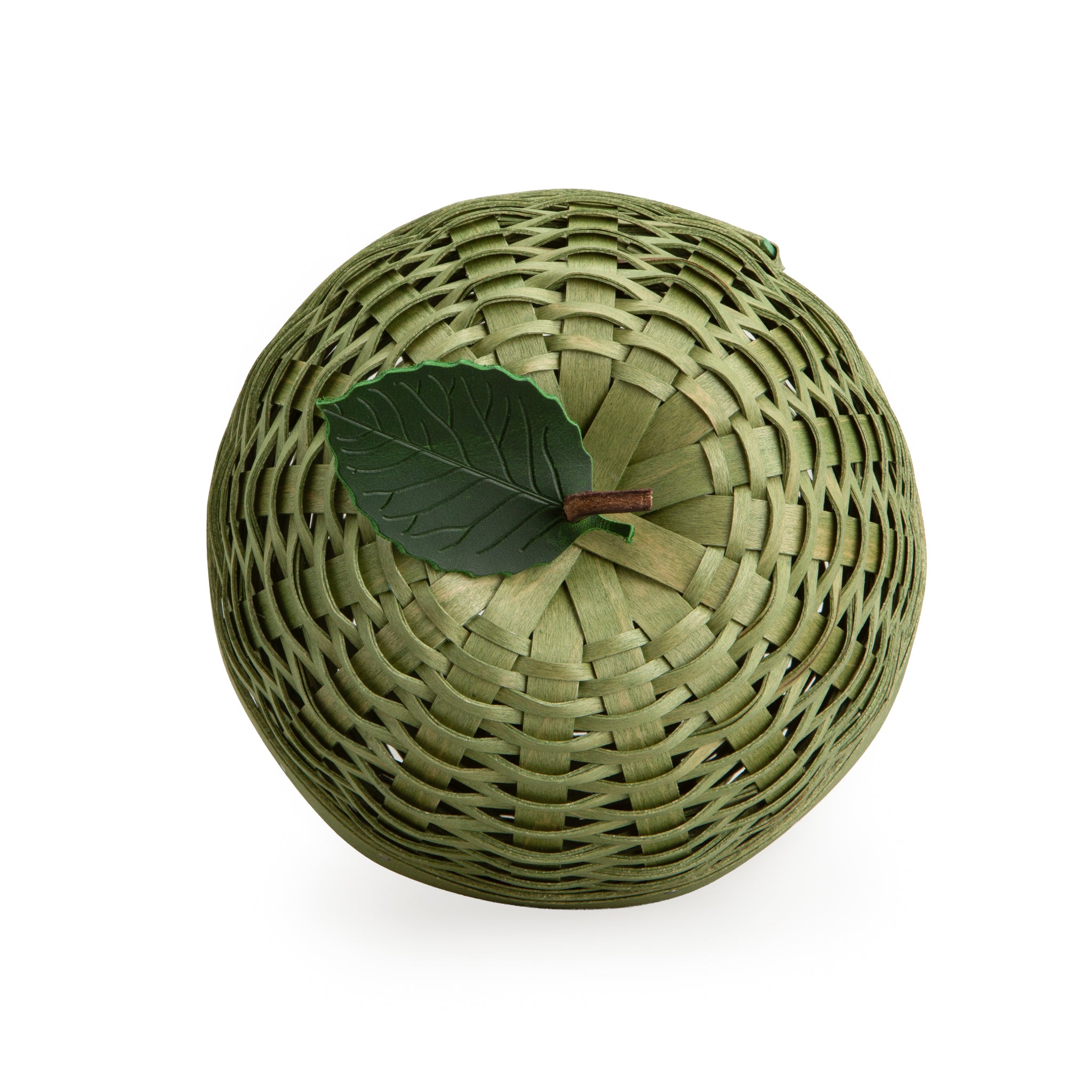 Apple Picking Small Apple with Woven Lid and Protector - Green - Image 15