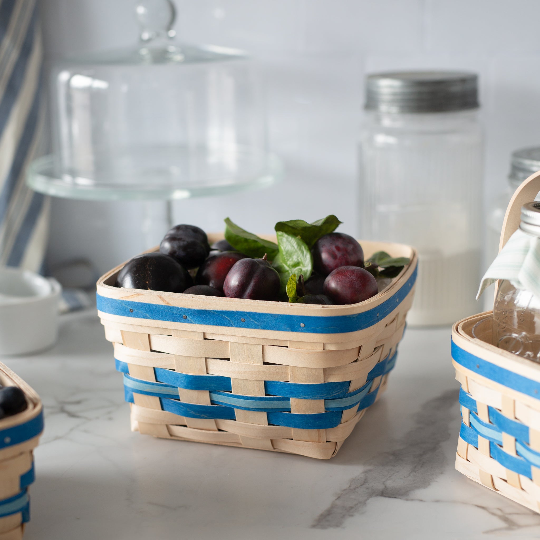 Spring Large Berry Basket with Protector - Blueberry - Image 2