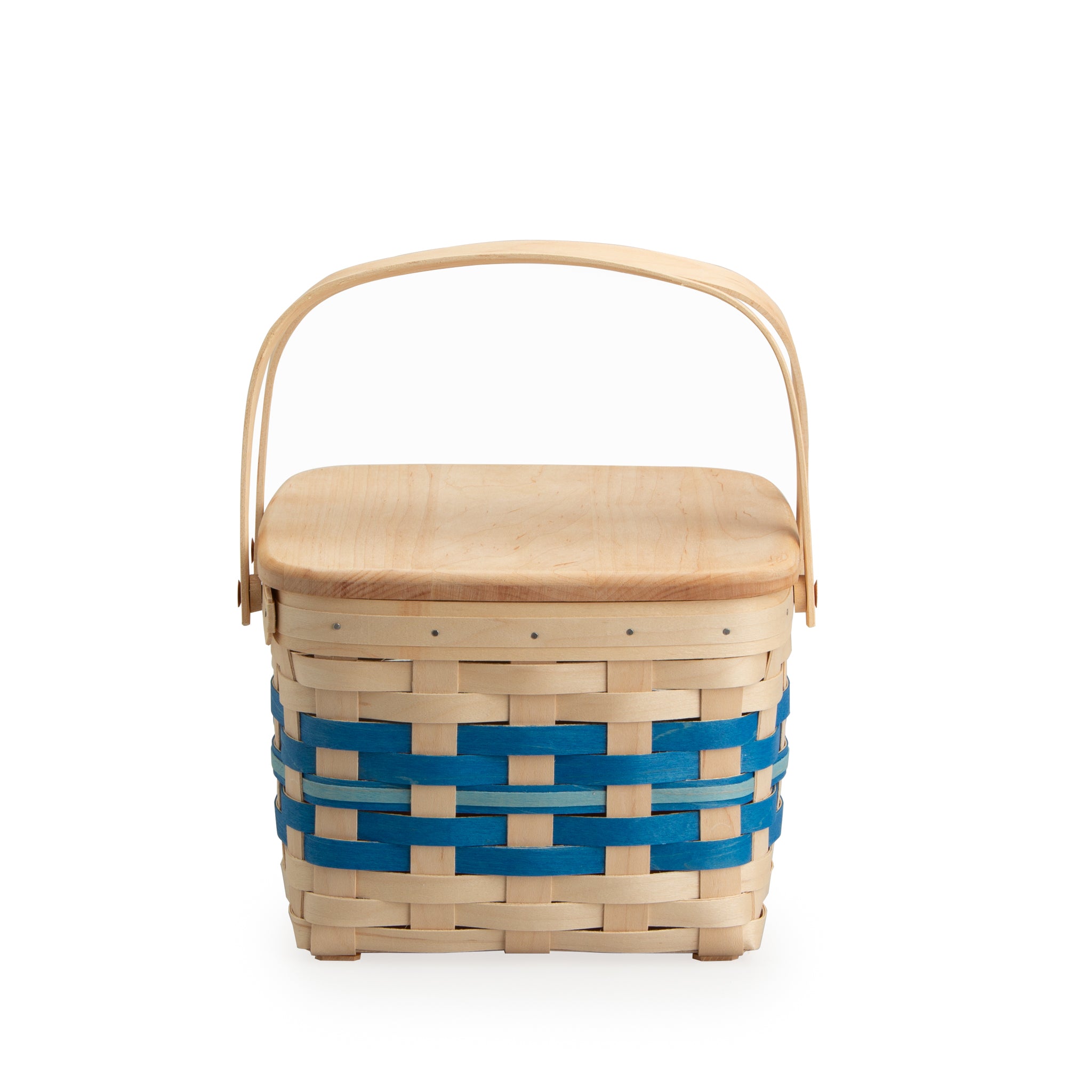 Spring Provision Picnic Basket with Lid and Protectors - Blueberry - Image 11