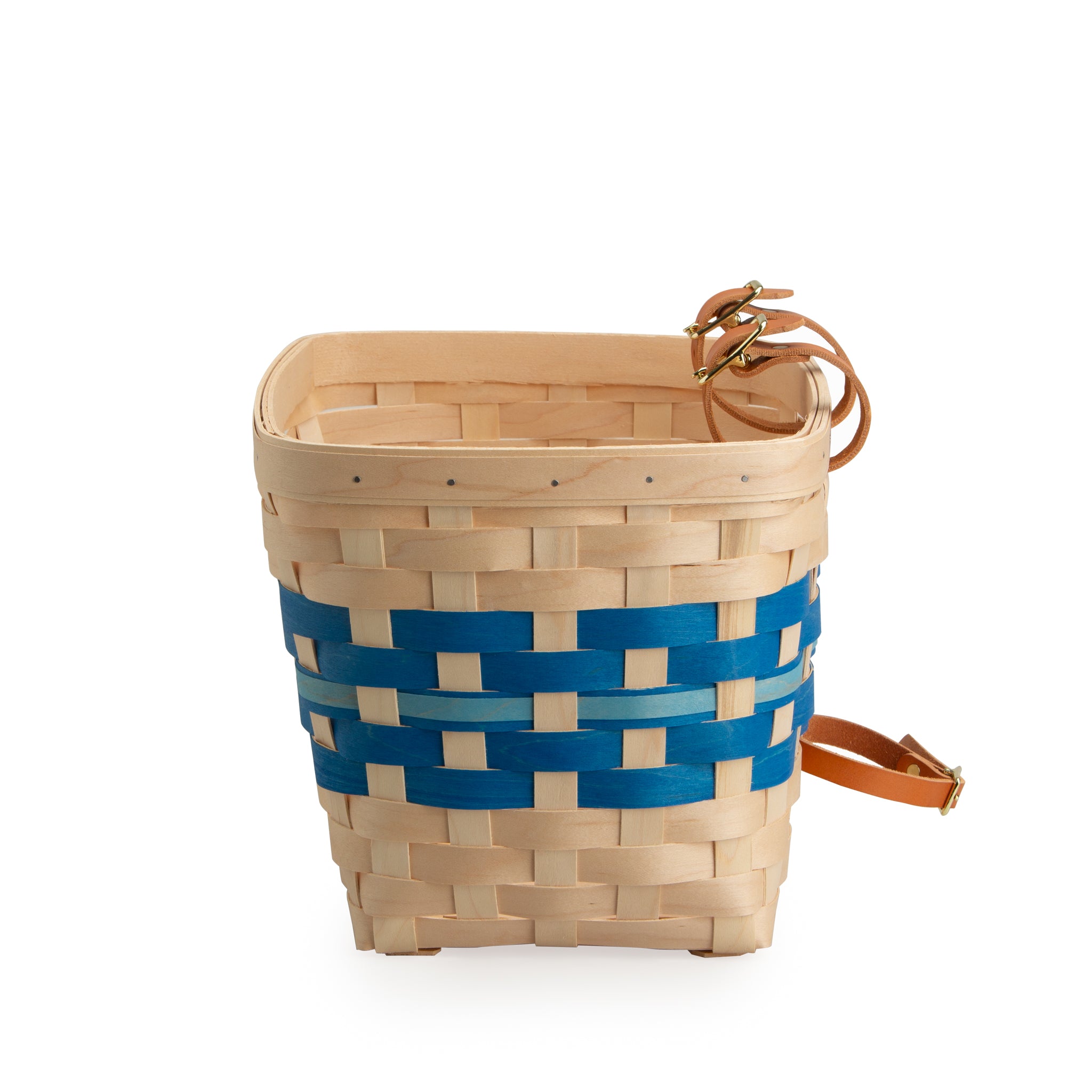 Spring Tapered Rectangle Bicycle Basket - Blueberry - Image 11