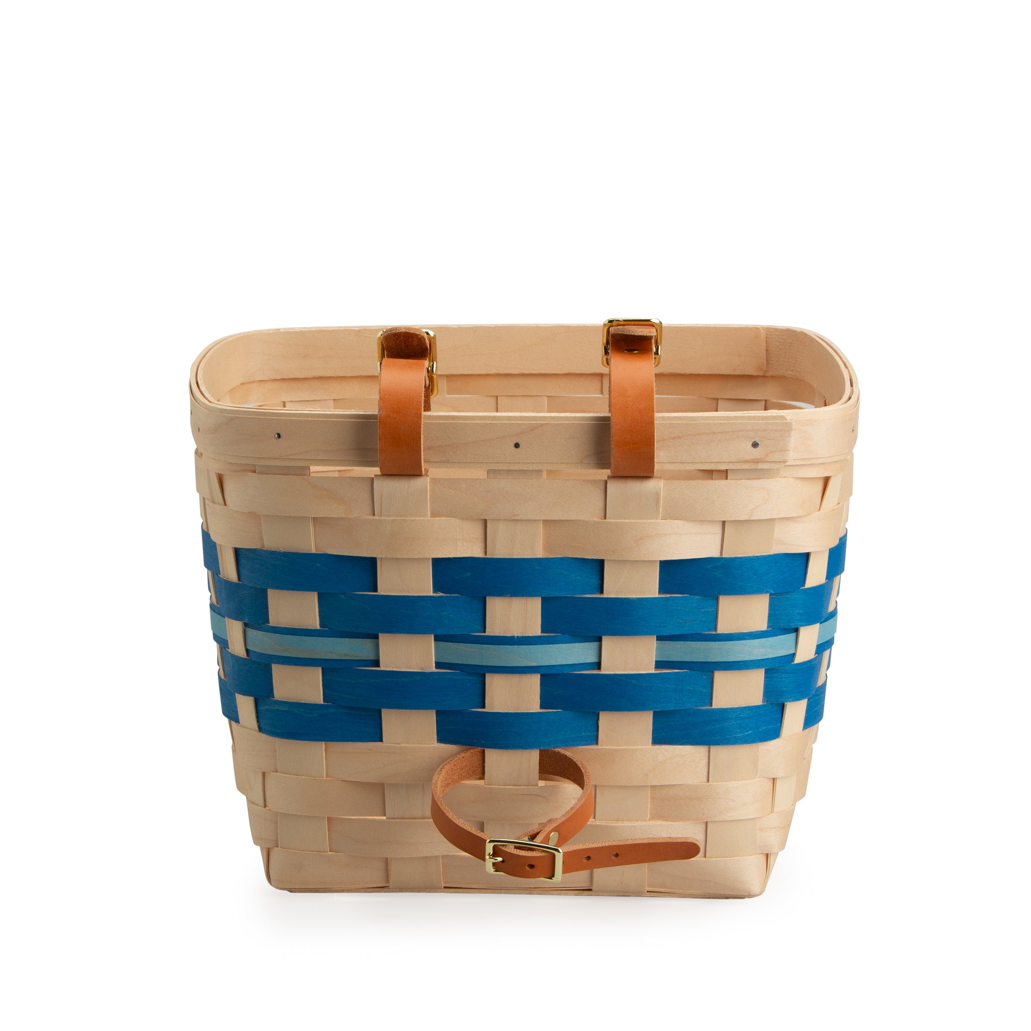 Spring Tapered Rectangle Bicycle Basket - Blueberry - Image 10