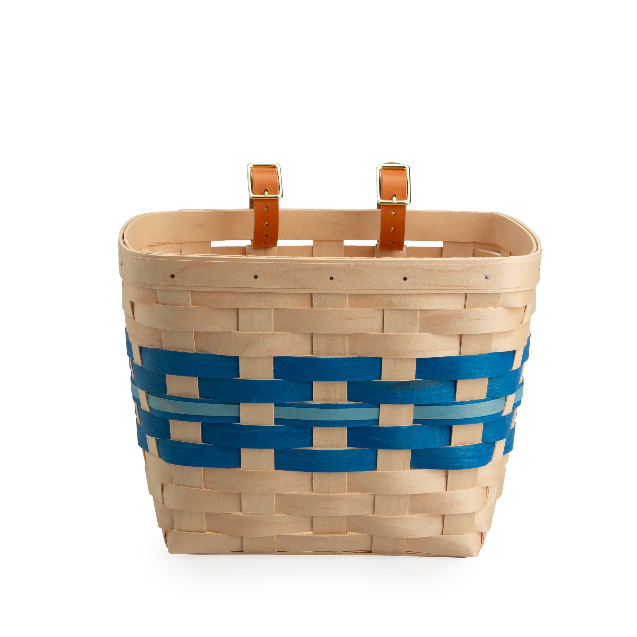 Spring Tapered Rectangle Bicycle Basket - Blueberry