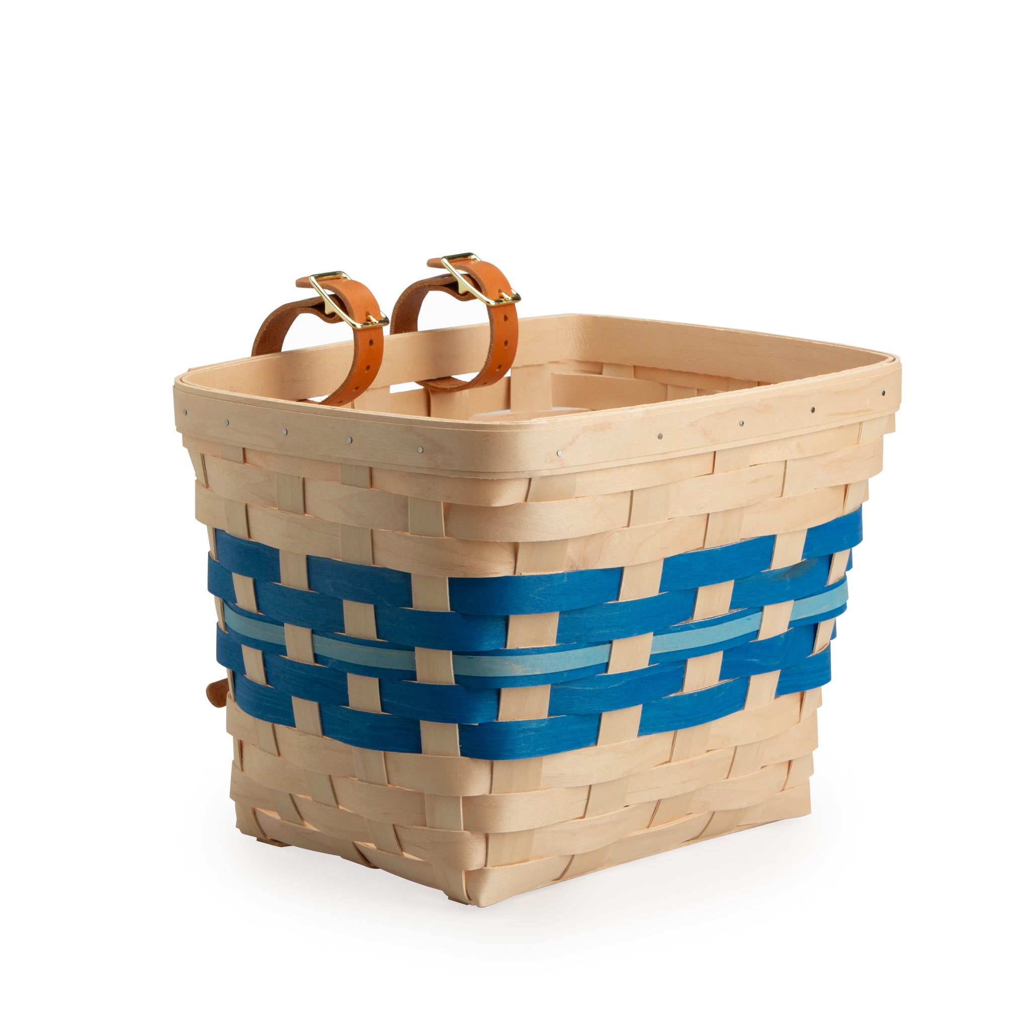 Spring Tapered Rectangle Bicycle Basket - Blueberry - Image 8