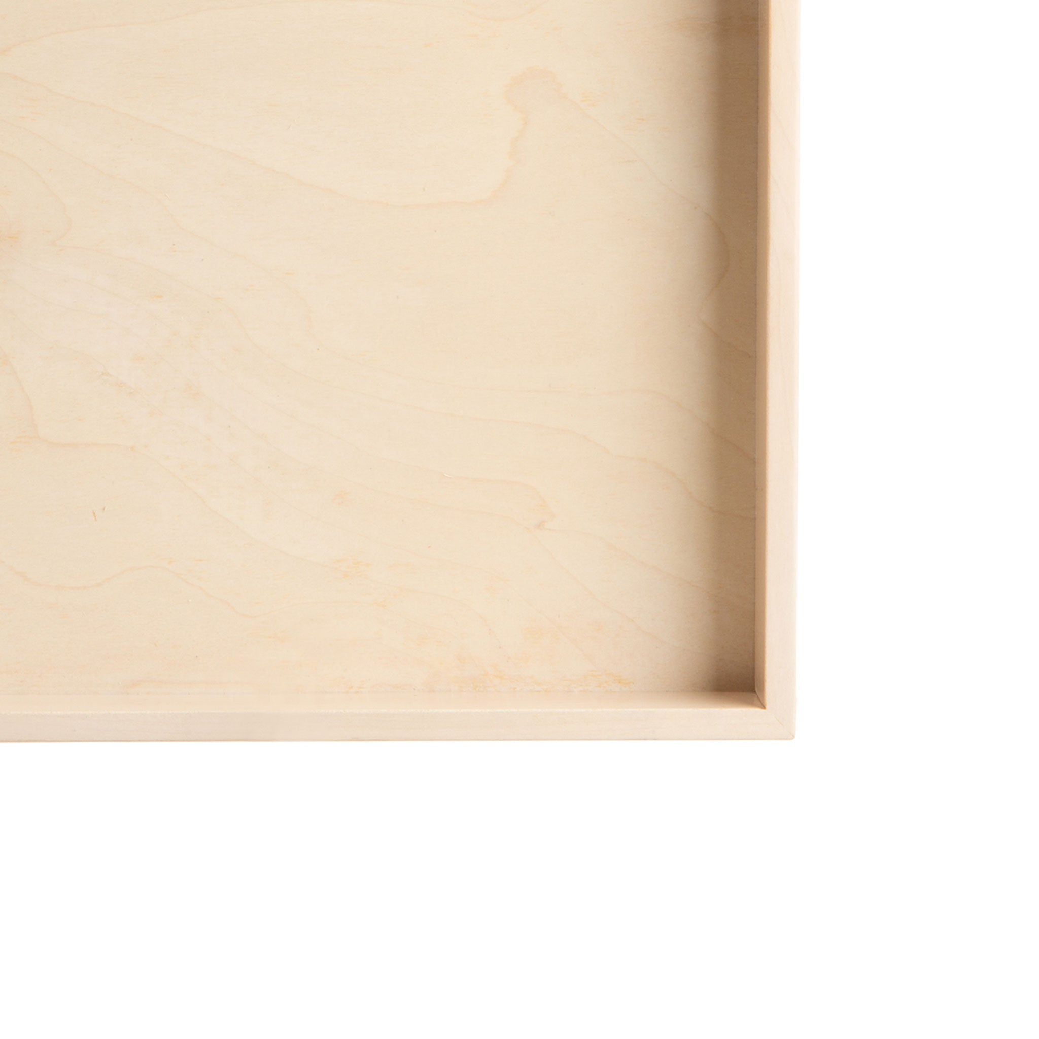 White 1973 Medium Wood Organizing Tray - Image 4