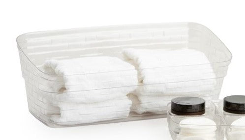1896 Vanity Organizing Basket Set with Protectors - Black - Image 3