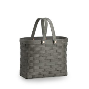 Wine Caddy Basket - Pewter